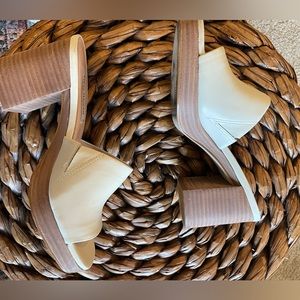 White mules great condition off white